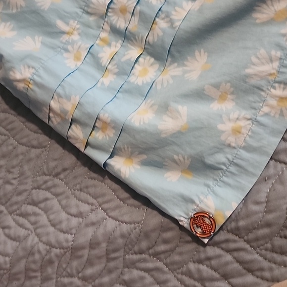 Simply Southern Size Medium Womens Light Blue With Daisies Dress - Picture 11 of 15